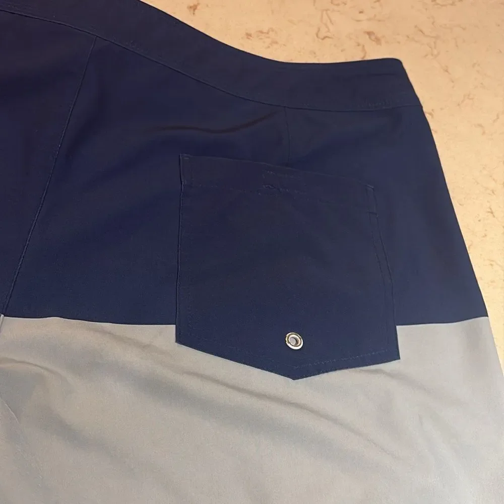 American Eagle Outfitters Blue and Gray Board Shorts SZ Xlarge